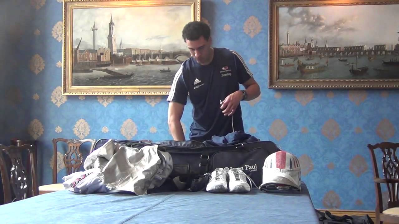 Beazley British Fencing ask: What's in your bag, James Davis? - Apr 2014