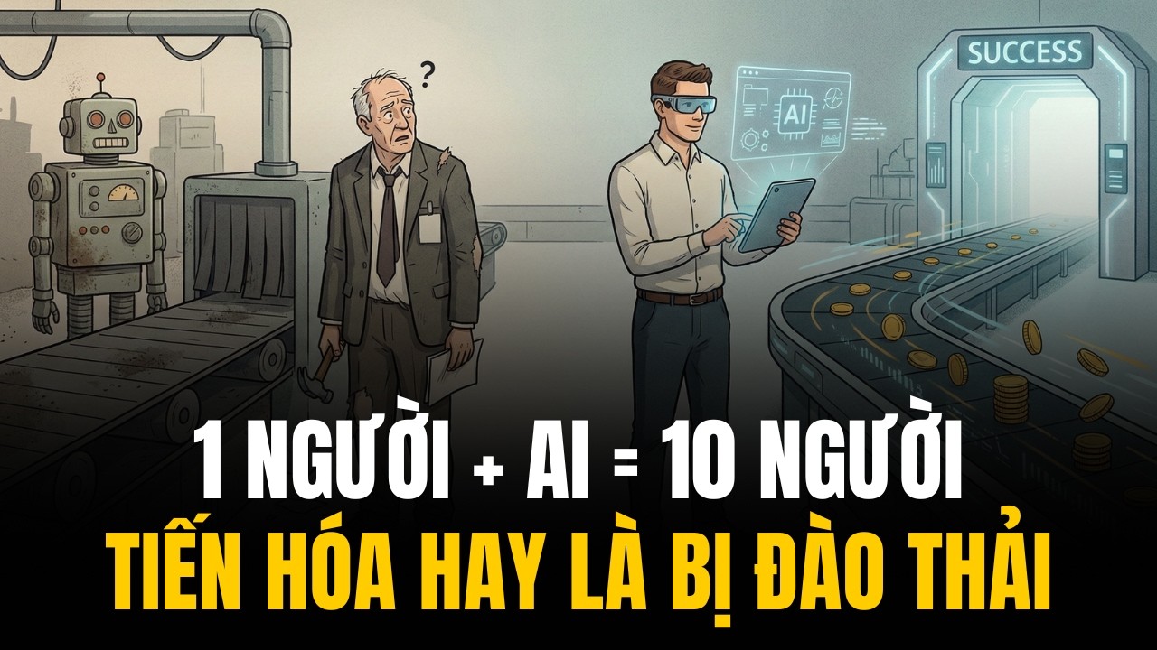 AI KHÔNG CƯỚP Việc Của Bạn, Nhưng Thằng Biết DÙNG AI Thì Có | Sự Đào Thải Kinh Hoàng