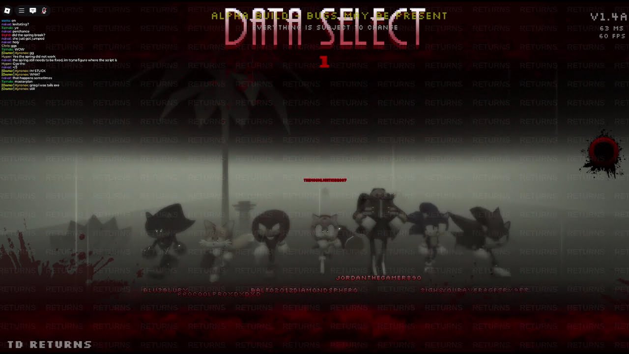 Sonic.EXE:TD (Returns) GAMEPLAY #1
