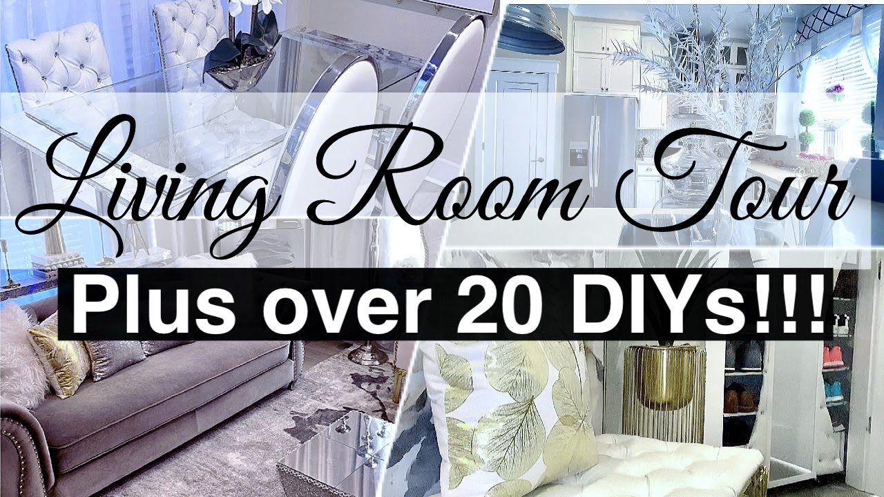 ТУР ПО ДОМУ с более чем 20 идеями своими руками | КАК СДЕЛАТЬ гостиную дорогой! ГОСТИНАЯ своими р...