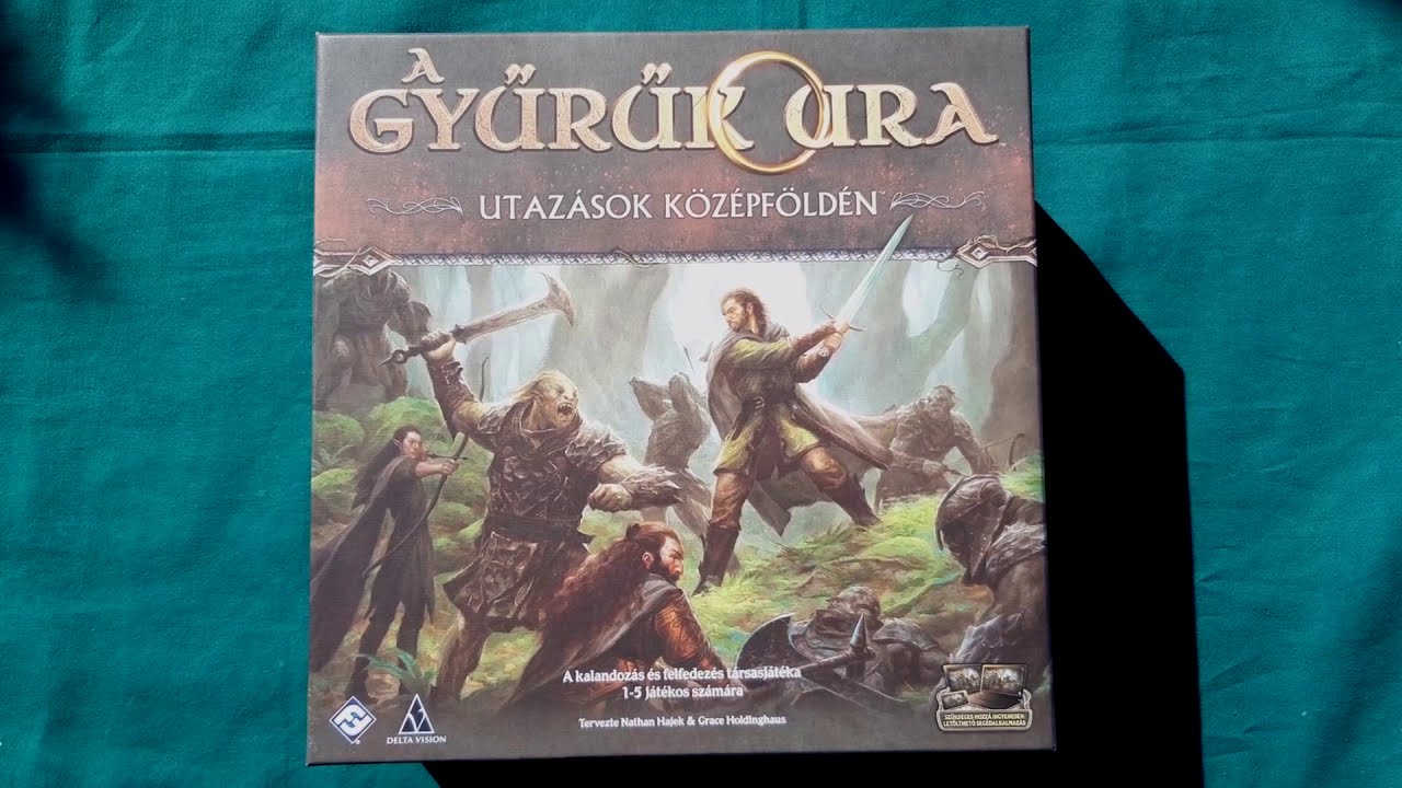 A Gyűrűk Ura: Utazások Középföldén (Társasjáték-alkatrész bemutató)