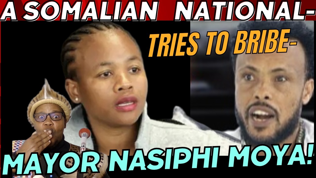 A SOMALIAN NATIONAL TRIES TO BRIBE DR. NASIPHI MOYA.#jacobzuma #actionsa #mkparty #juliusmalema #da