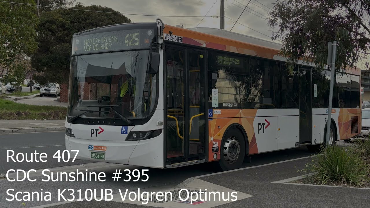 CDC Sunshine #395 (Scania K310UB, Volgren Optimus)