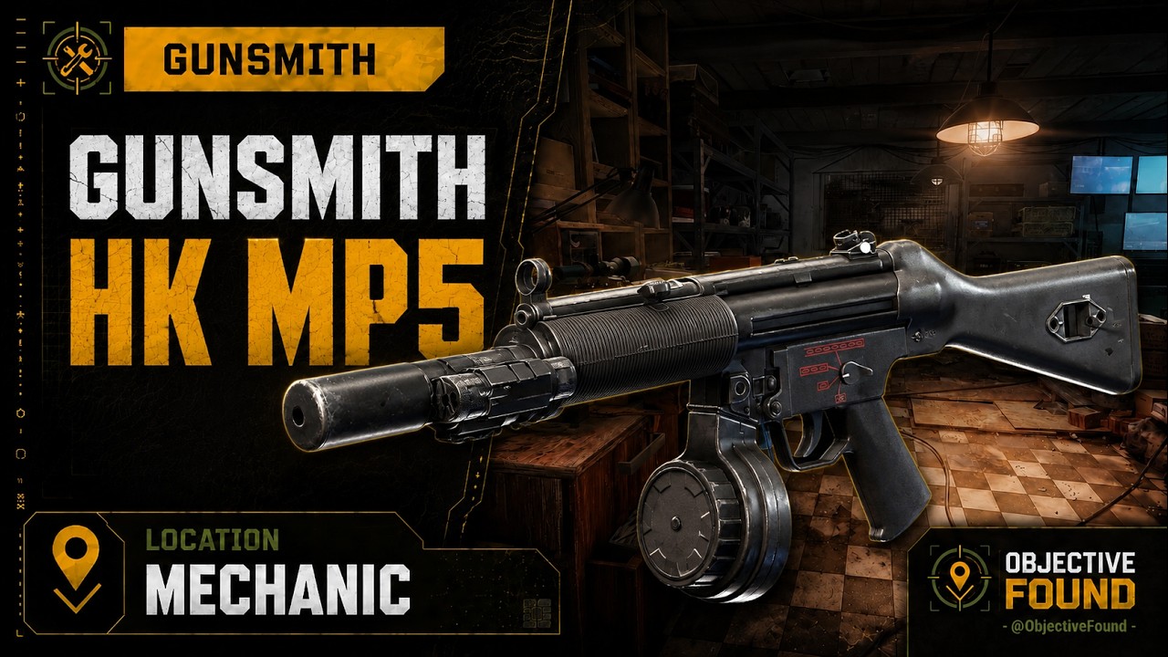 Оружейник &mdash; Гайд по квесту на HK MP5 | Оружейник, часть 3 &mdash; Escape from Tarkov 1.1