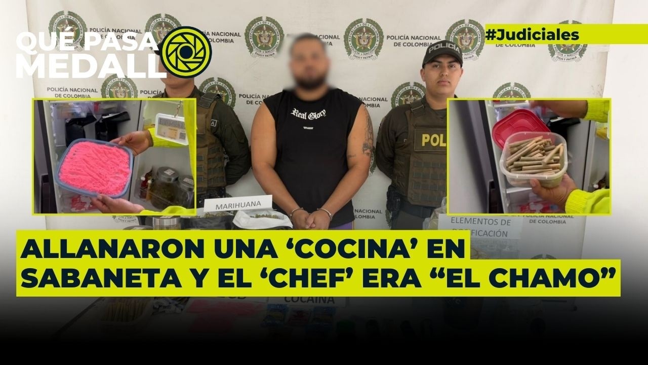 Allanaron ‘cocina’ en Sabaneta y el ‘chef’ era “el Chamo”