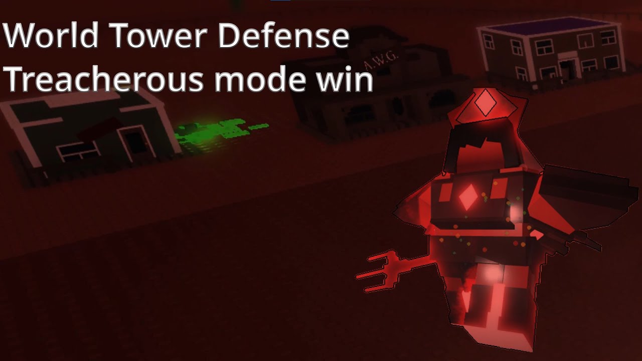 Treacherous mode win (World Tower Defense)