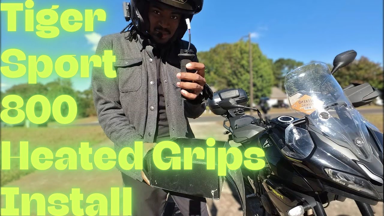 Установка ручек с подогревом Tiger Sport 800