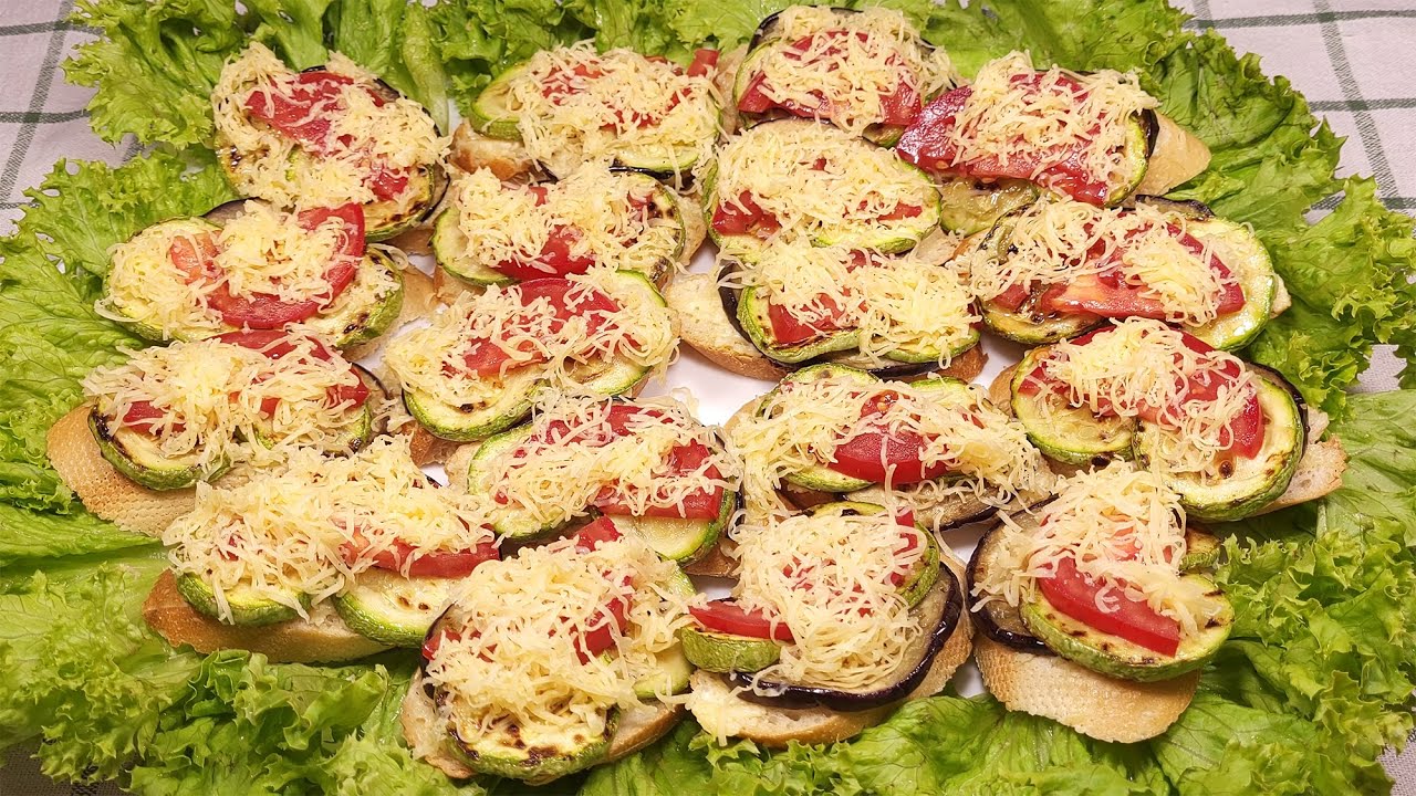 Rețetă Simplă de Bruschete cu Legume | Gătim cu Mama