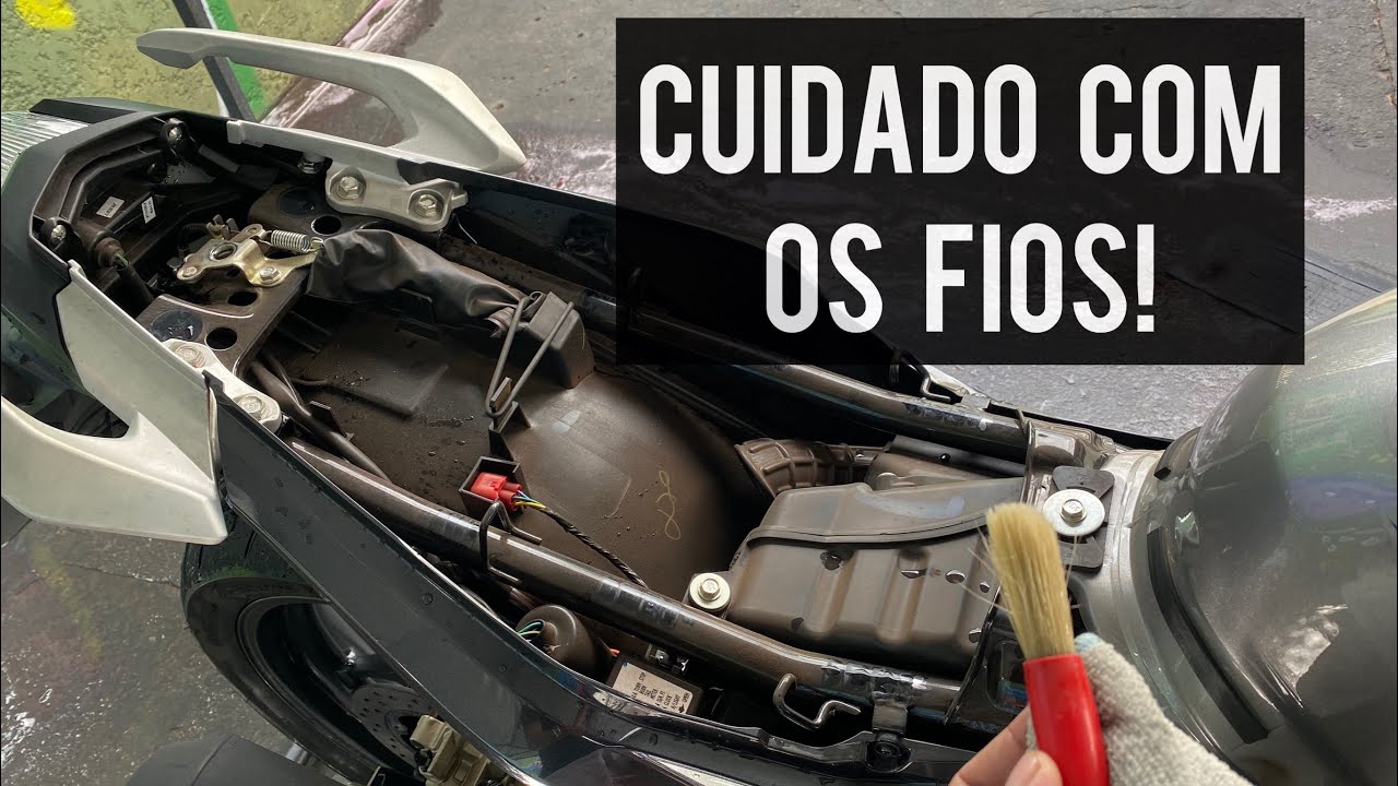 COMO LIMPAR EMBAIXO DO BANCO DA MOTO - FAB ESTÉTICA DE MOTOS