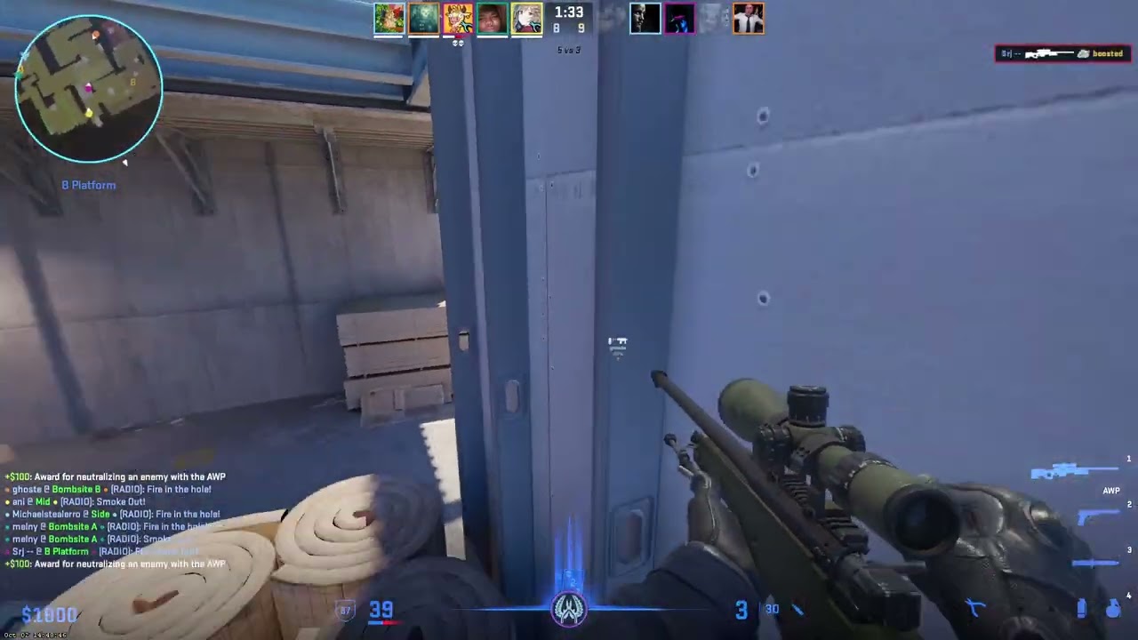 Srj -- AWP 3k    #shorts #gaming