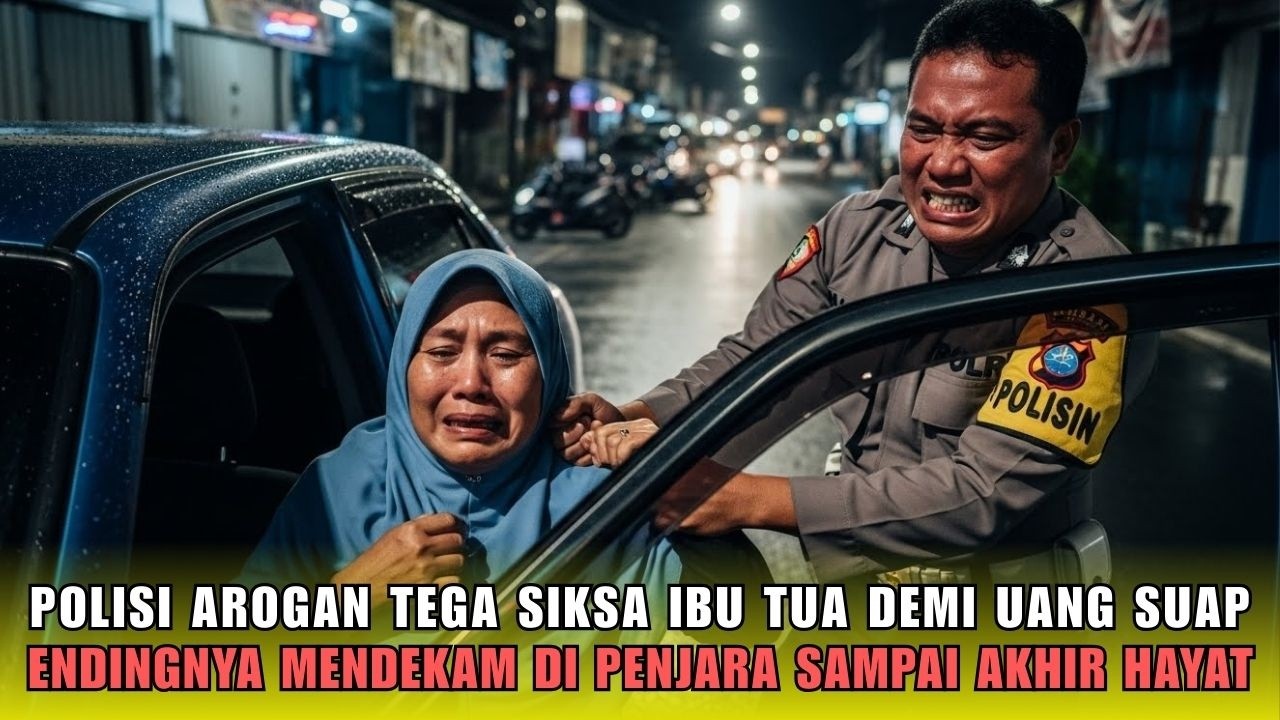 Tega Menyiksa Ibu-Ibu Tua Demi Uang Suap, Polisi Arogan Ini Berakhir Mendekam Dipenjara Seumur Hidup