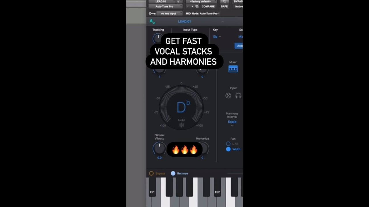 Shortcut for awesome vocal stacks and harmonies