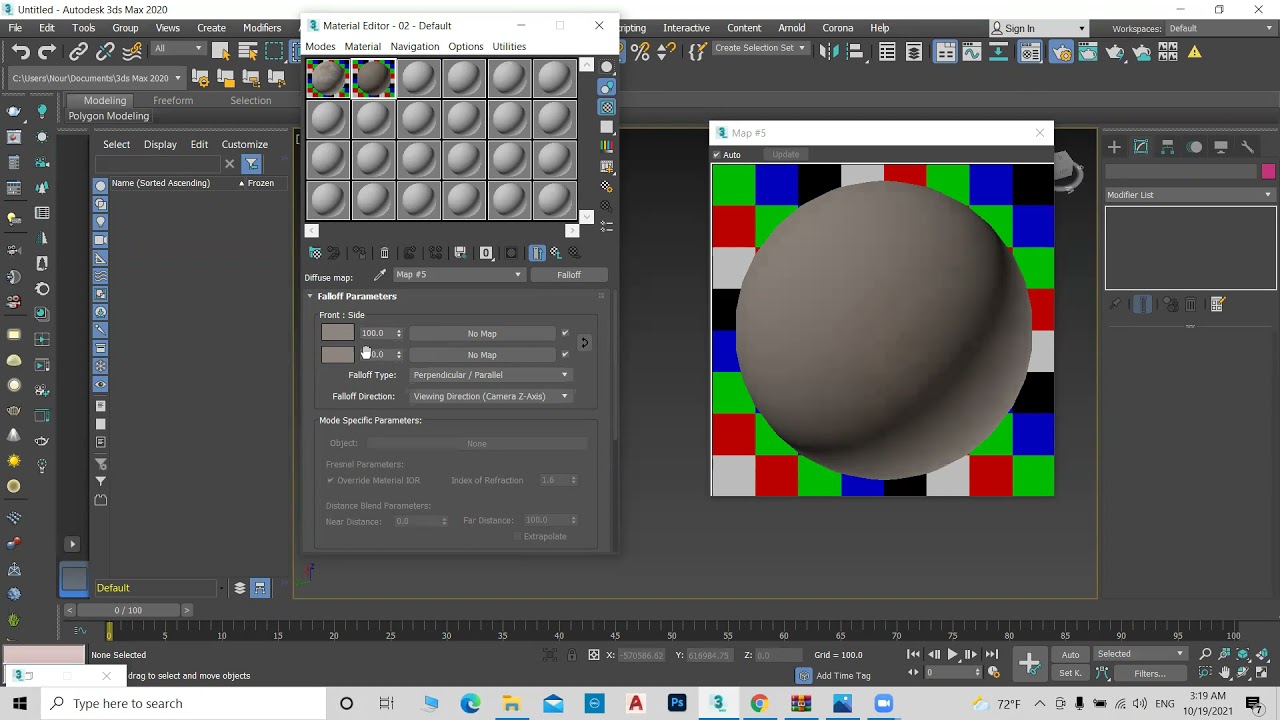 كيفية عمل خامة القطيفة في 3D Max