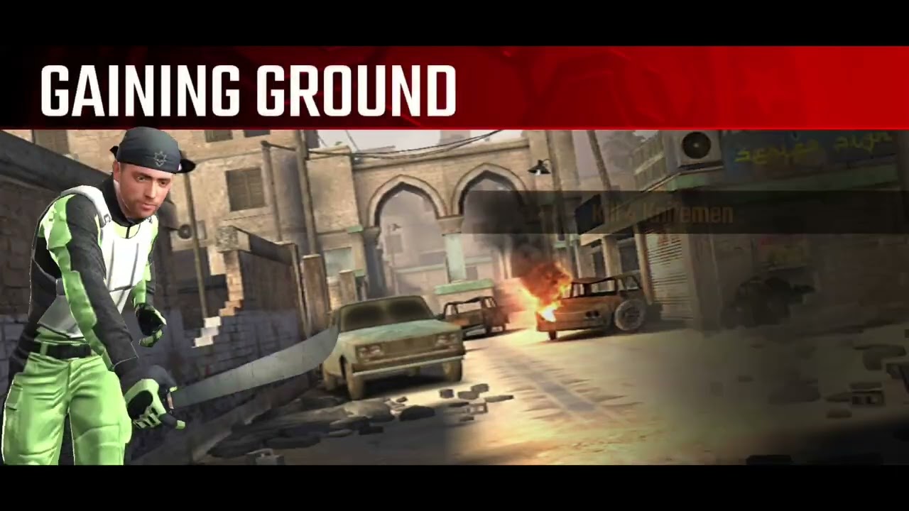 SNIPER STRIKE, Z3, BAGHDAD, SHOTGUN, MISSION 1,2,3,4,5.