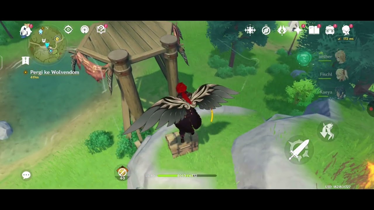 Genshin impact: explore windwill Highland