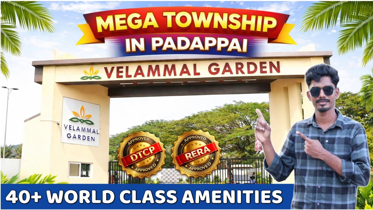 Plots for Sale in Padappai |DTCP approved plots near Tambaram🔥|Ready to construct|Explorer Chellam 