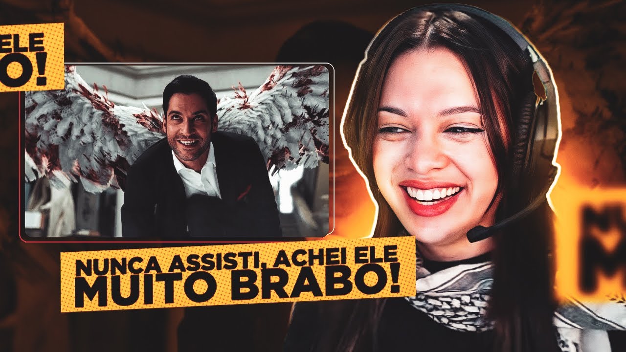REAGINDO a AS MELHORES MITADAS DO LUCIFER - AMBRIEL