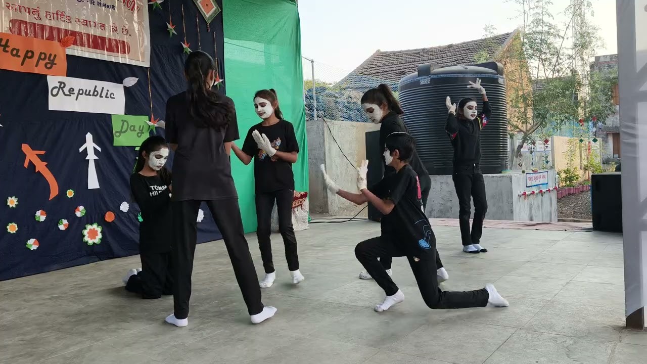 Mime#republicday celebration #viralvideo#governmentschool#gujarat