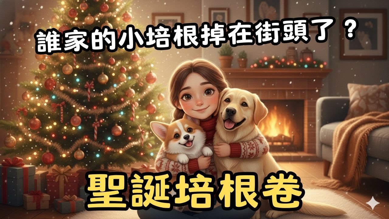 《聖誕培根卷》｜溫馨｜冒險｜短腿小狗的聖誕願望，能否成真？｜笑哈哈趣味故事屋