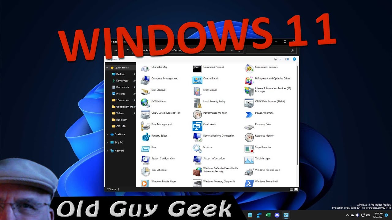 Windows 11 - Windows 10 Administrative Tools Now Windows Tools