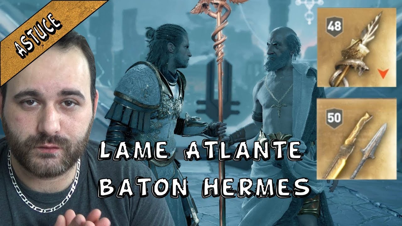 L’INCROYABLE LAME ATLANTE ET LE BÂTON HERMES LÉGENDAIRE ( ASSASSIN'S CREED ODYSSEY )