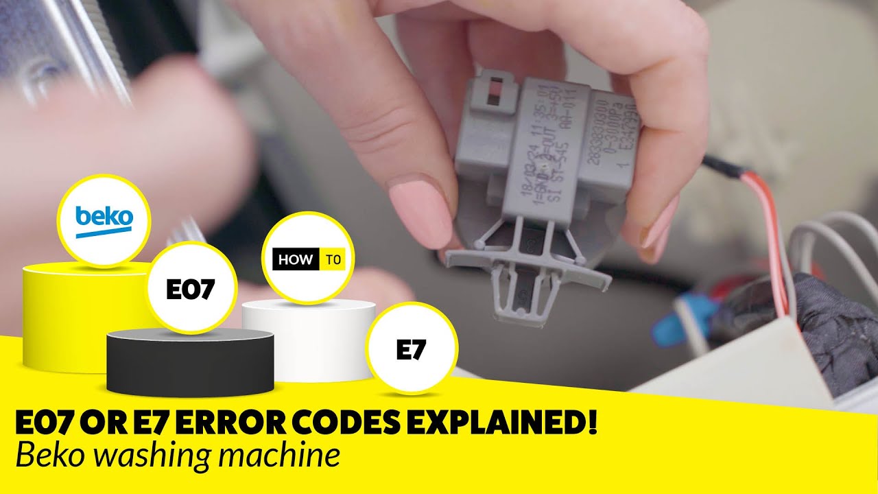 Ошибка E07 и E7 на стиральной машине Beko? &mdash; БЫСТРОЕ УСТРАНЕНИЕ!