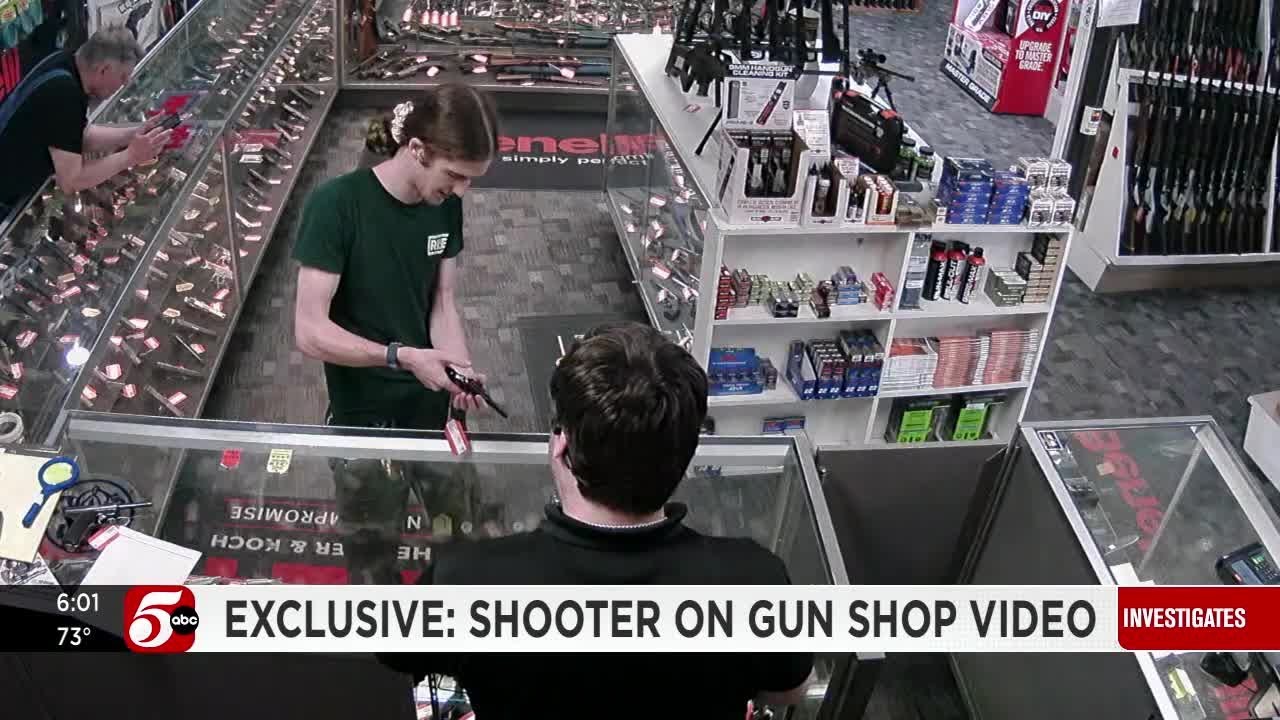 EXCLUSIVE: Annunciation shooter seen on gun shop surveillance video days before attack