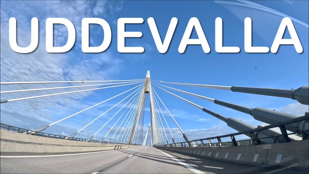 Uddevalla, Sverige / Dashcam Video