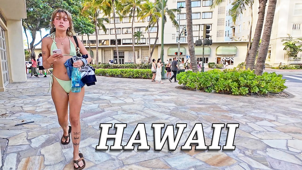🌴 HAWAII PEOPLE 🌴 Walking Tour of the Waikiki Strip - [May 2025] #walkingtour #honolulu #waikiki