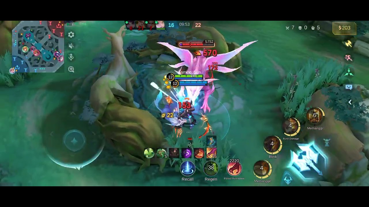 #mobilelegends #epic_comeback  Pakai Hero Sun, Auto Victory, Turtle Dan Push, Gendong Moonton