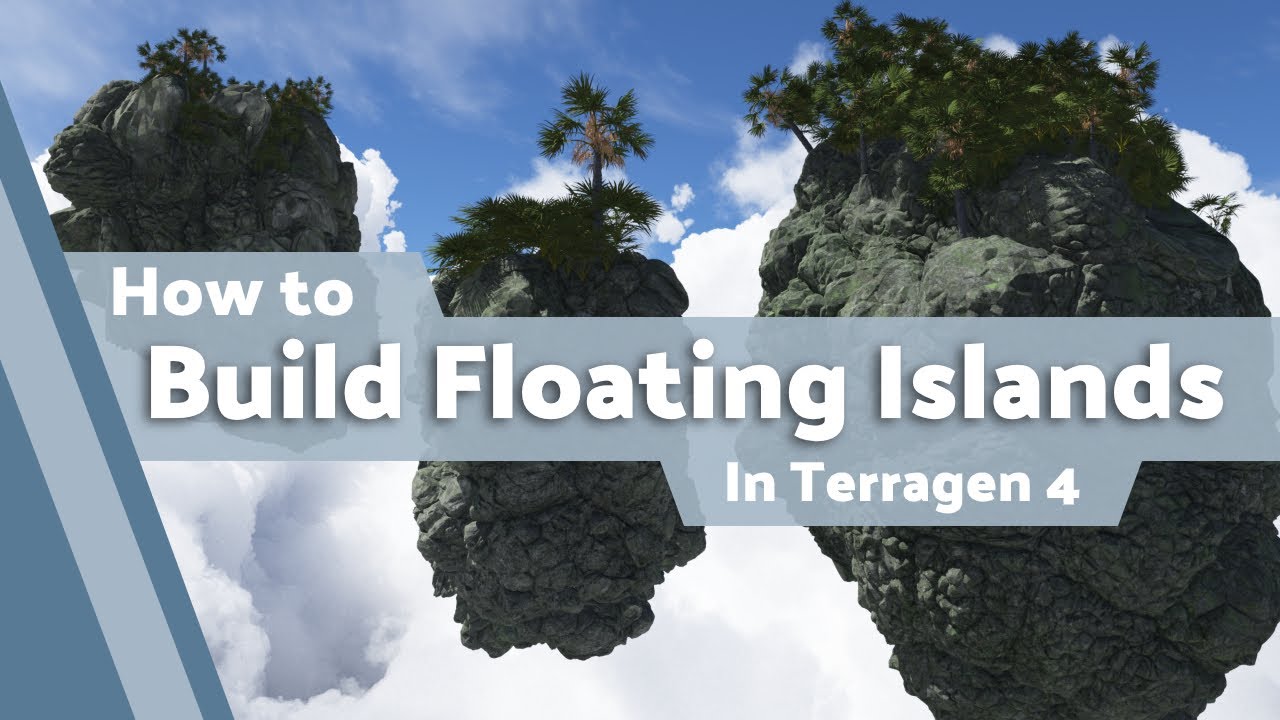 Build Floating Islands in Terragen