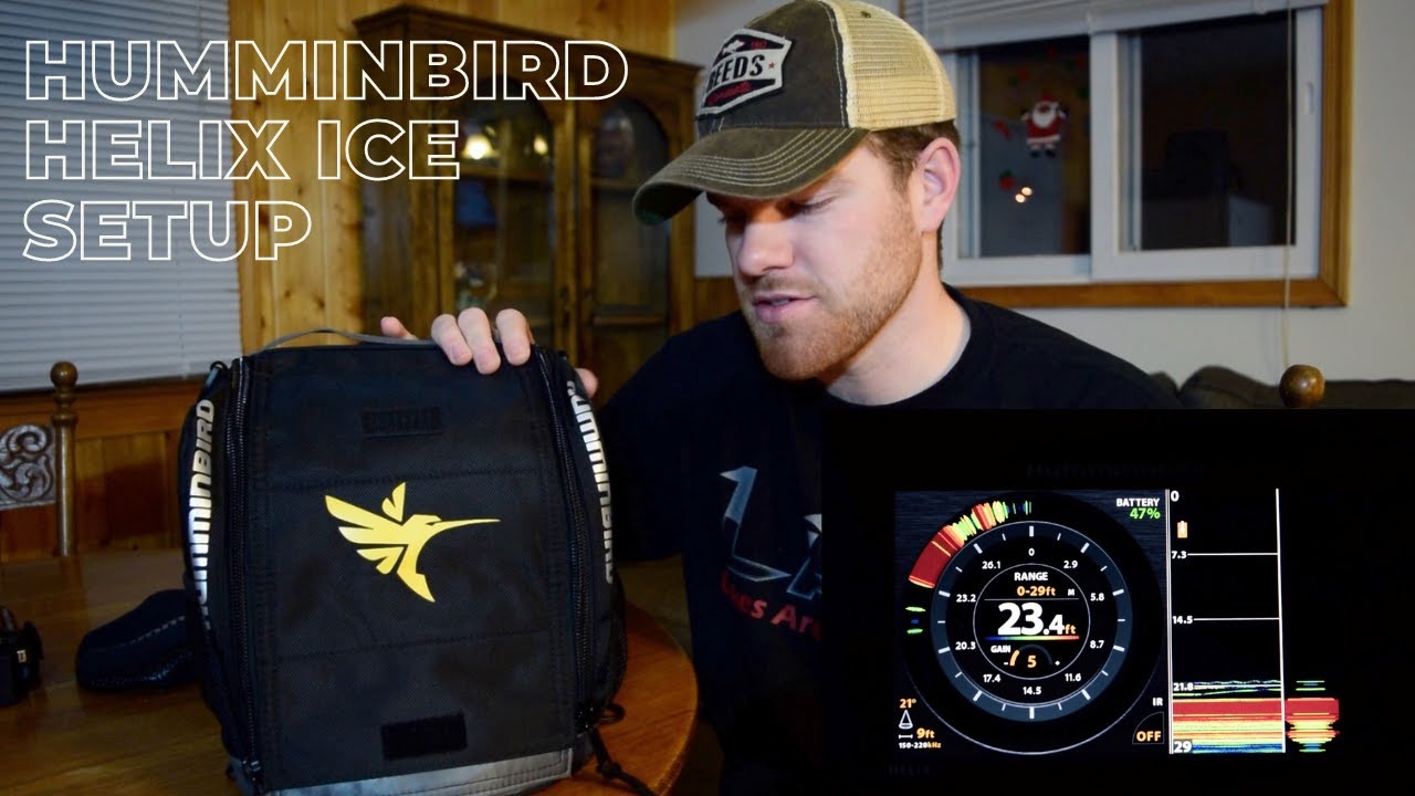 Humminbird Helix Ice Fishing Setup! Settings and Tips