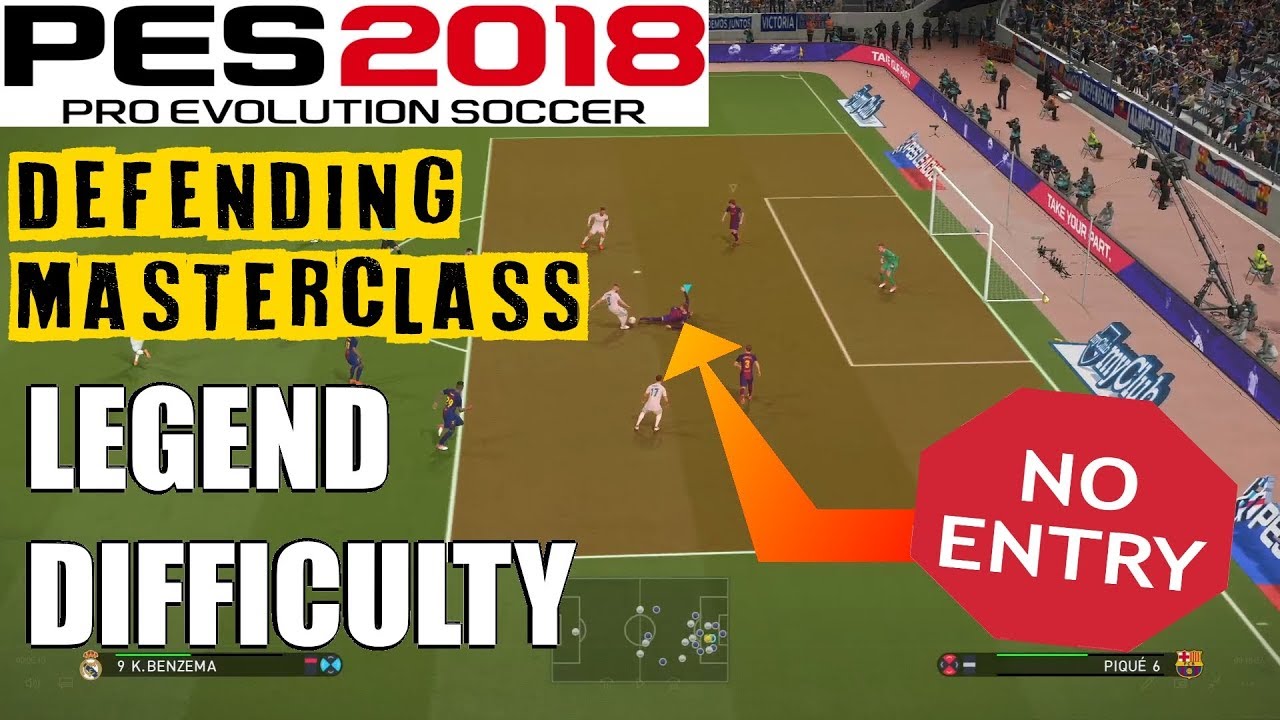 PES 2018 DEFENDING MASTERCLASS TUTORIAL | Defending the Penalty Box EFFECTIVELY!