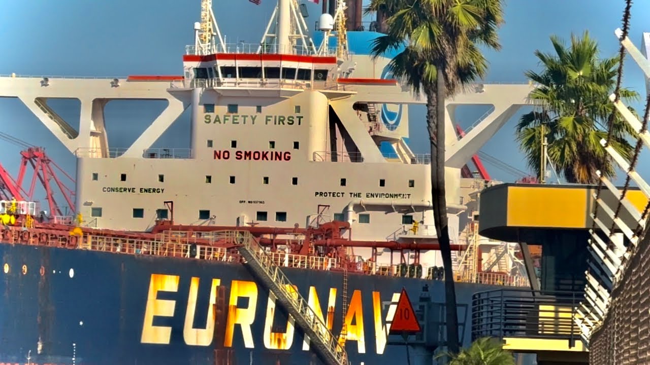 GIANTS OF THE SEAS Shipspotting 4K LOS ANGELES/LONG BEACH Ports - September 2025