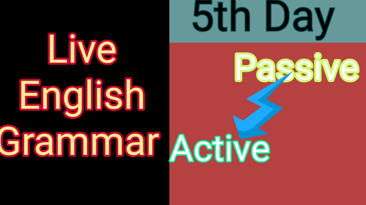 live English grammar/passive voice to activate voice/@shuklaedugalaxy