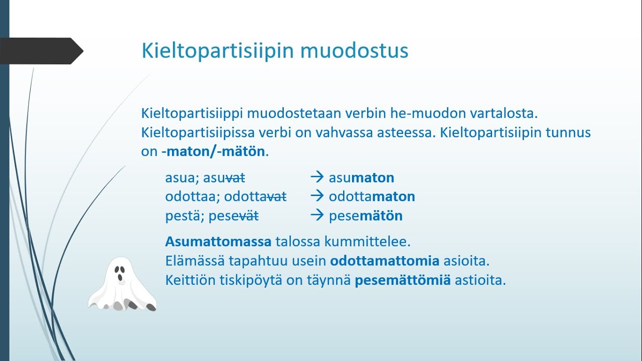 kieltopartisiippi