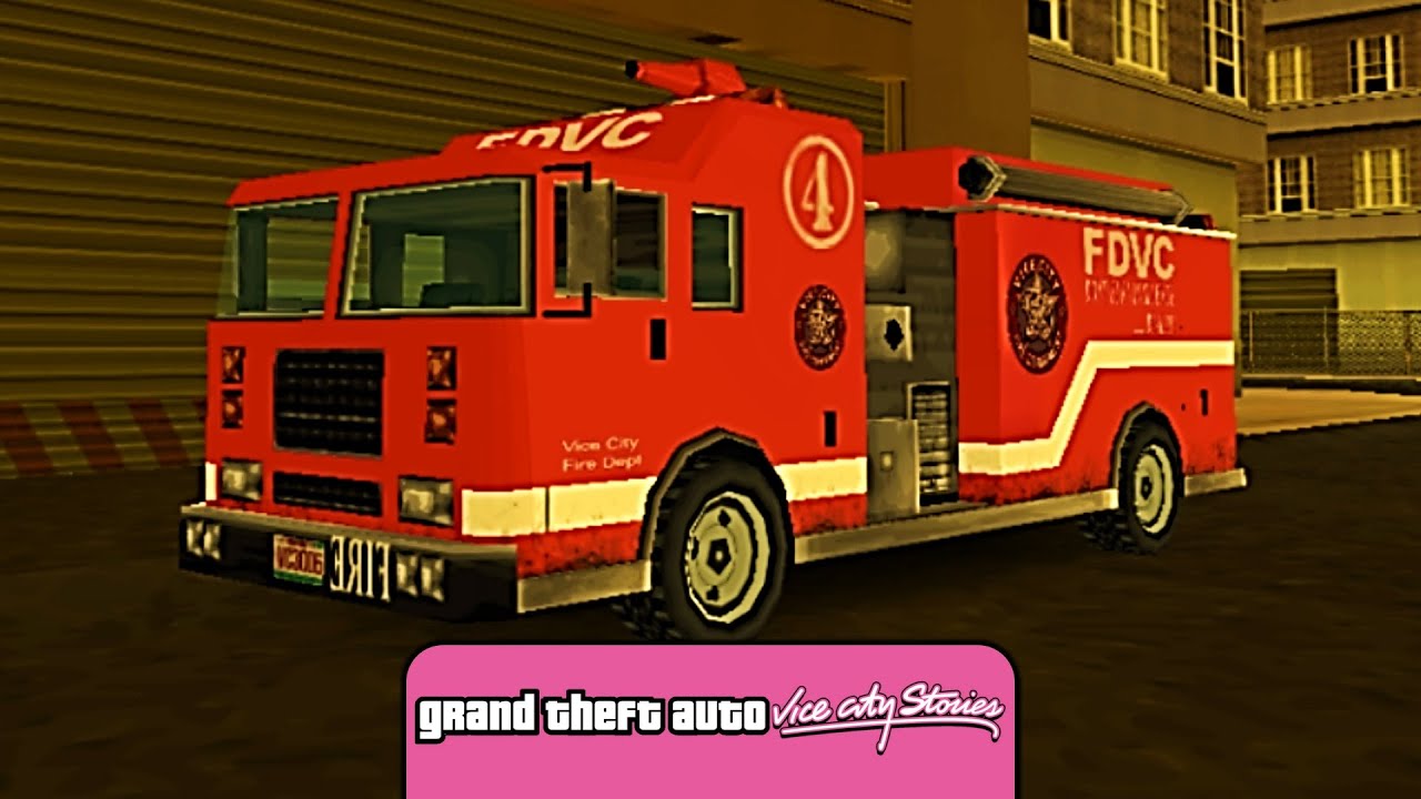 GTA VCS [OLD 100% Walkthrough] - Vehicle Mission: Firefighter (Level 1-15)