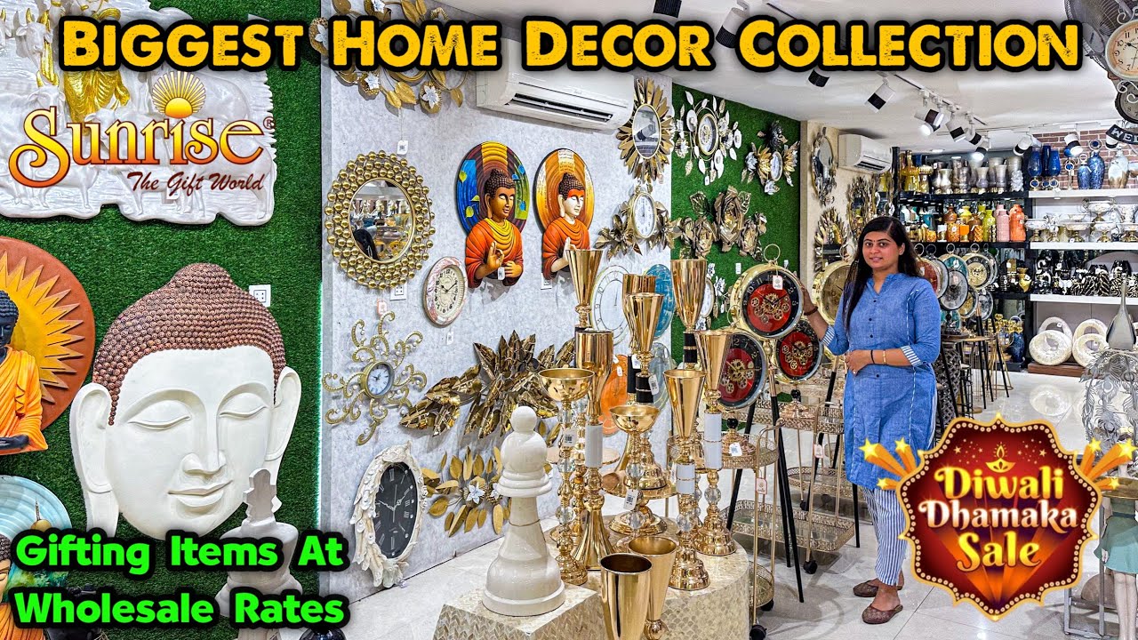 Biggest Home Decor Collection😍🪔| Gifting Items | Diwali Gifts | Home Decor Wholesale Market In Delhi