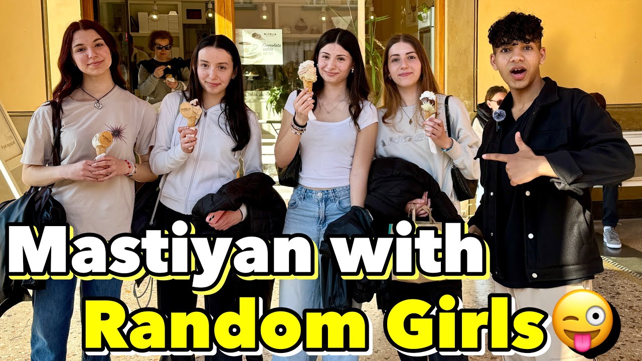 Ice Cream party With￼ Random Italian Girls😜