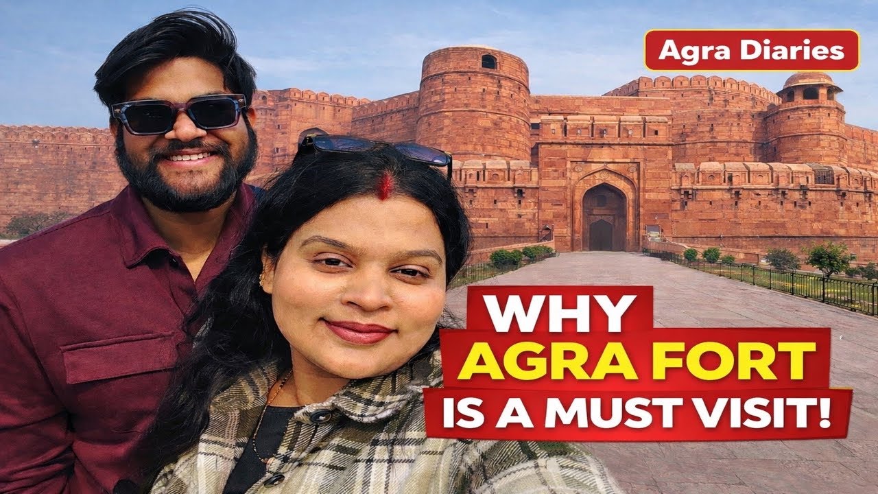 Exploring the HUGE Agra Fort! 😱 (Better than the Taj?)