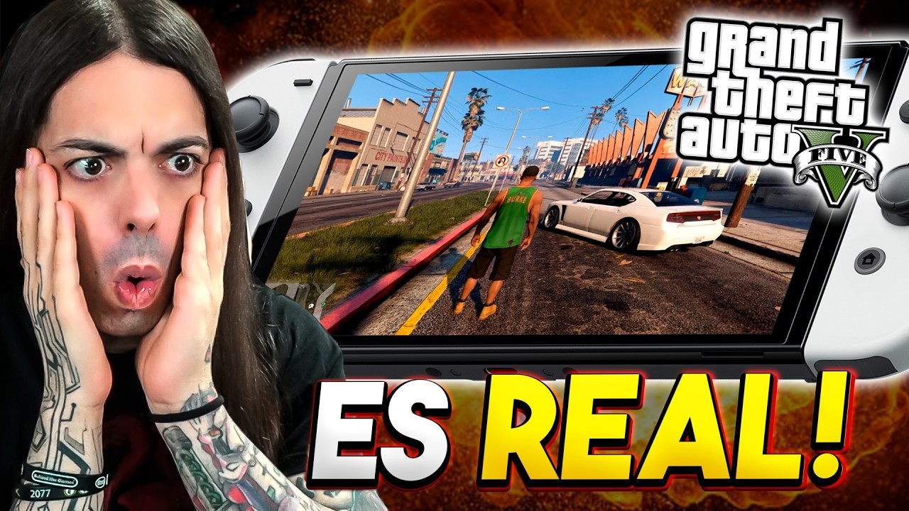 🔥 GTA 5 en NINTENDO SWITCH: &iexcl;ES REAL y ya funciona!