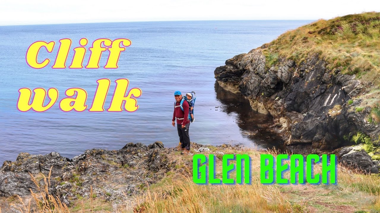 CLIFF WALKING AT GLEN BEACH WICKLOW | IRELAND BEACHES |