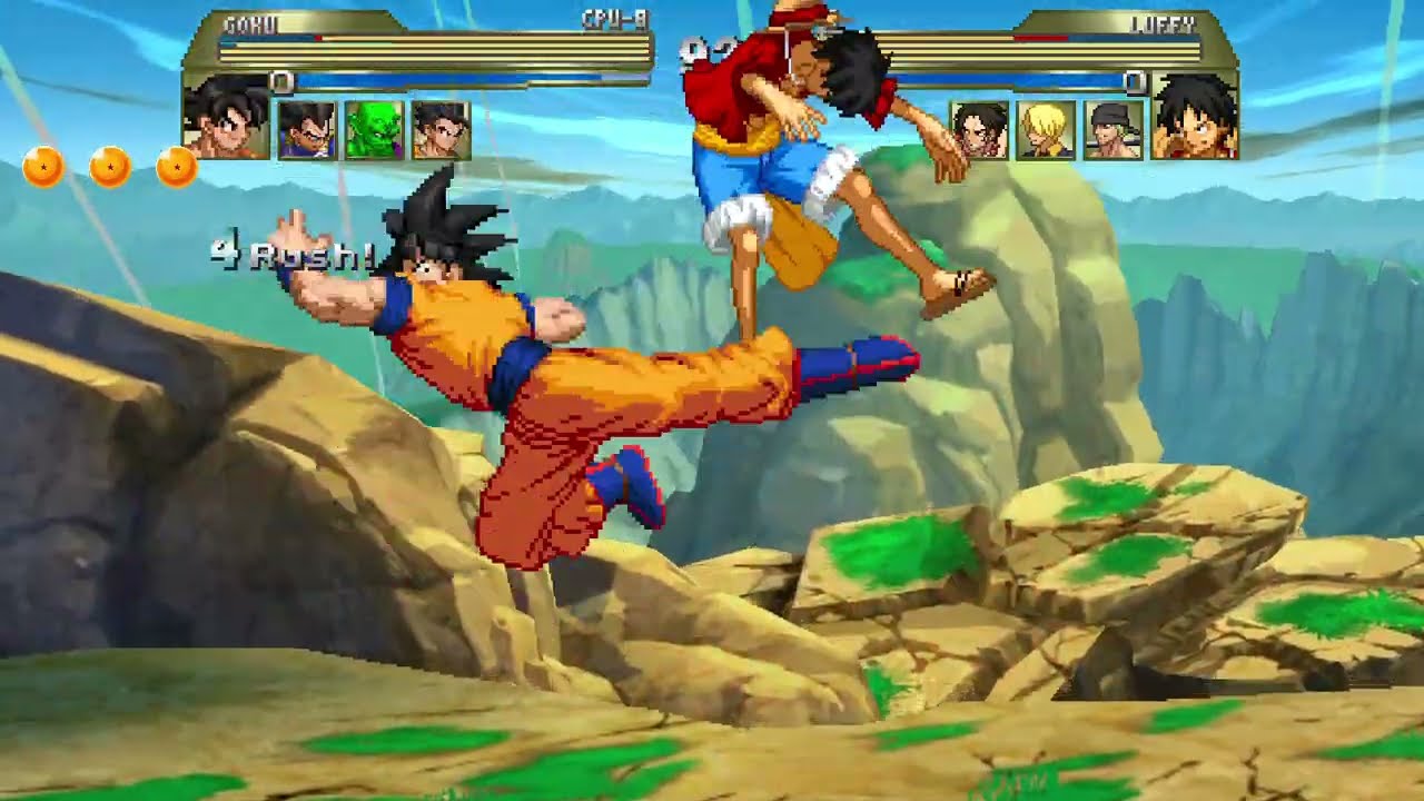 Pedido ikemen #91: Team Dragon Ball Vs Team One Piece