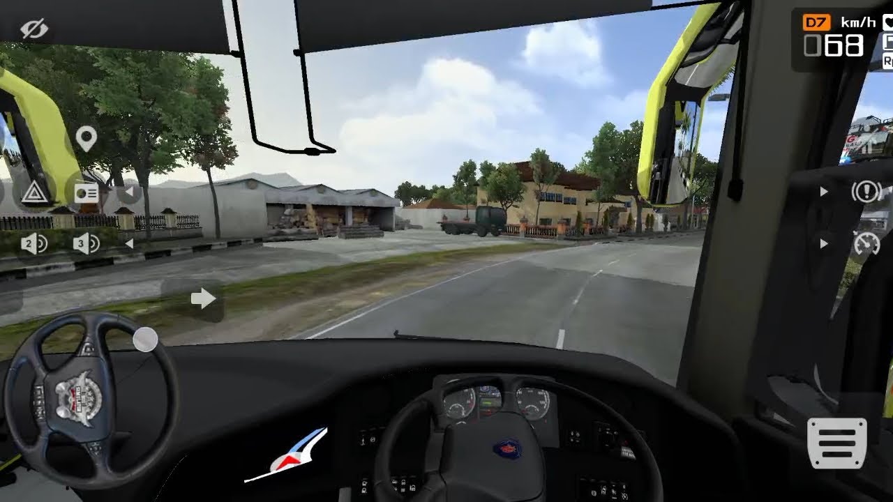 Bus simulator indonesia today we where going to #tanahlot 