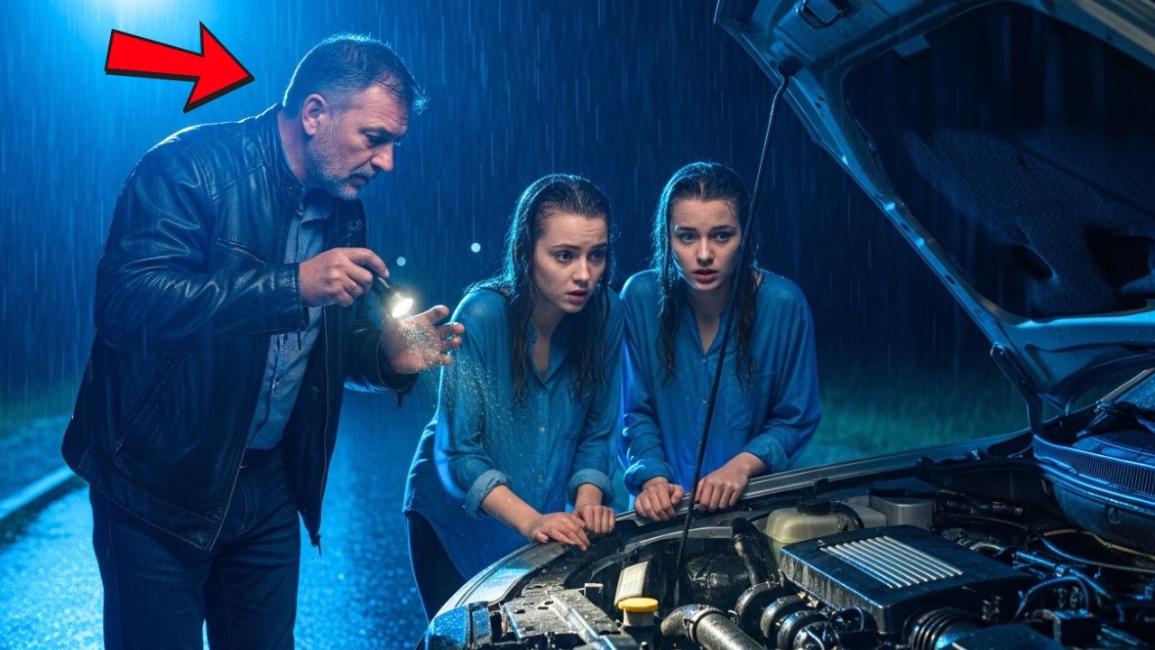 Papà Single povero aiuta due gemelle bloccate, ignaro che il padre è il giudice del suo destino.