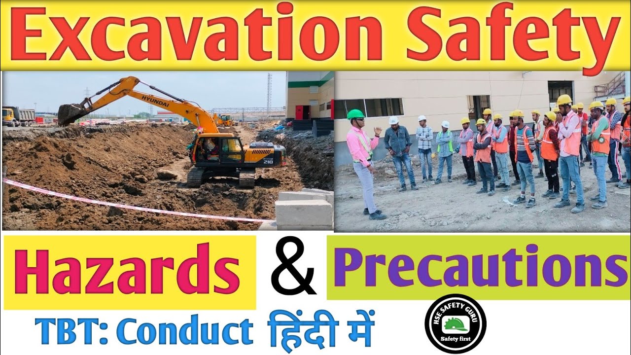Excavation Safety in Hindi || Excavation Hazard & Precaution