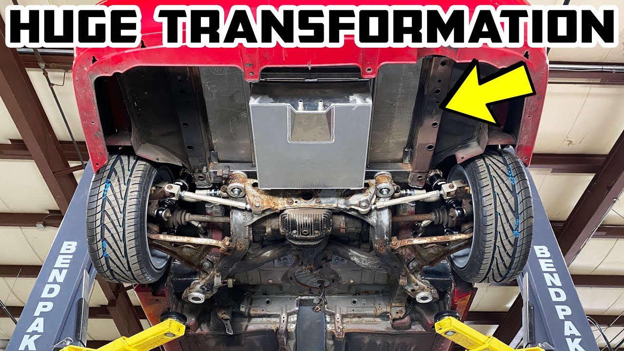 Laying a rear floor pan & fuel cell in the RWD CIVIC!!
