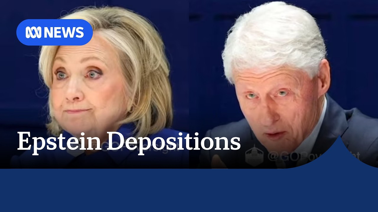'I'm done.' House panel releases videos of Bill and Hillary Clinton's Epstein depositions | ABC NEWS