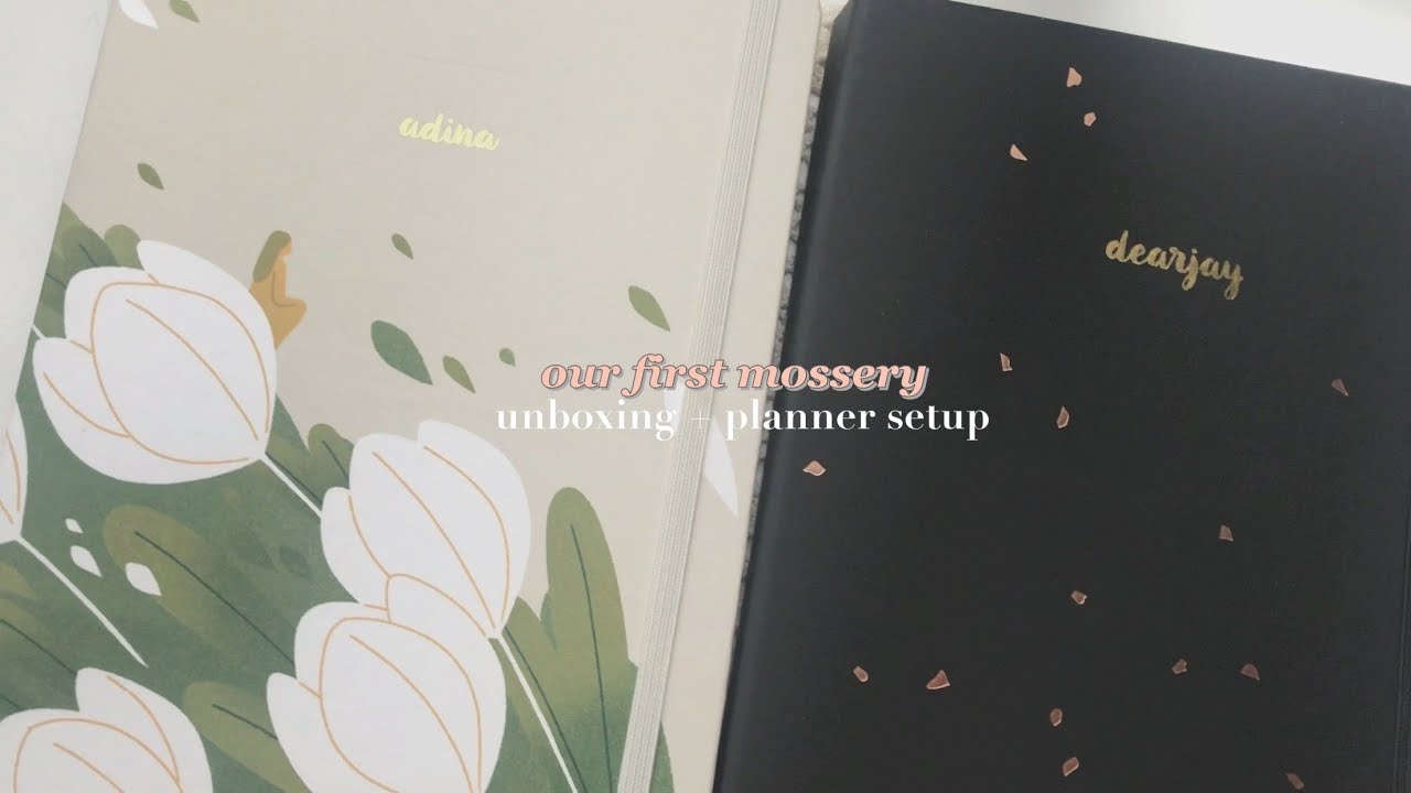 🌼 our first Mossery planners 🌲 | unboxing + planner setup !