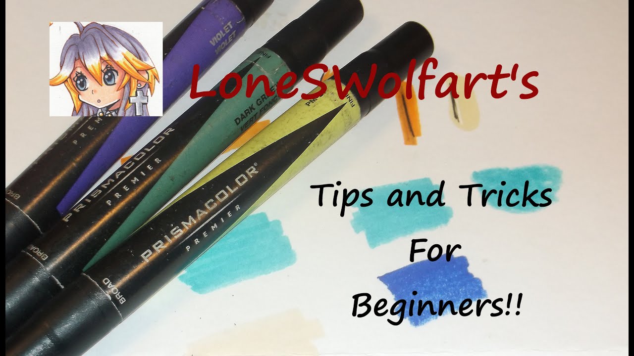 Prismacolor Marker Tips and Tricks for BEGINNERS!